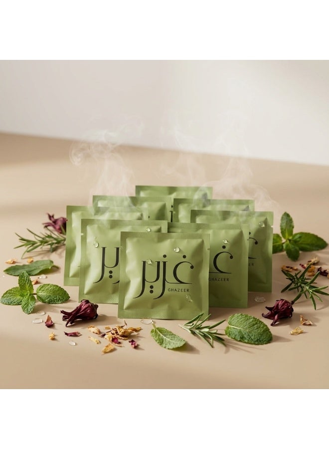 ghazeer Princess Hair Tea Box – Natural Herbal Leave-In Treatment for Hair Growth & Moisturizing - Image 1